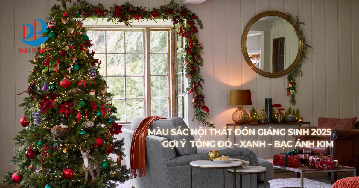 màu sắc giáng sinh nội thất