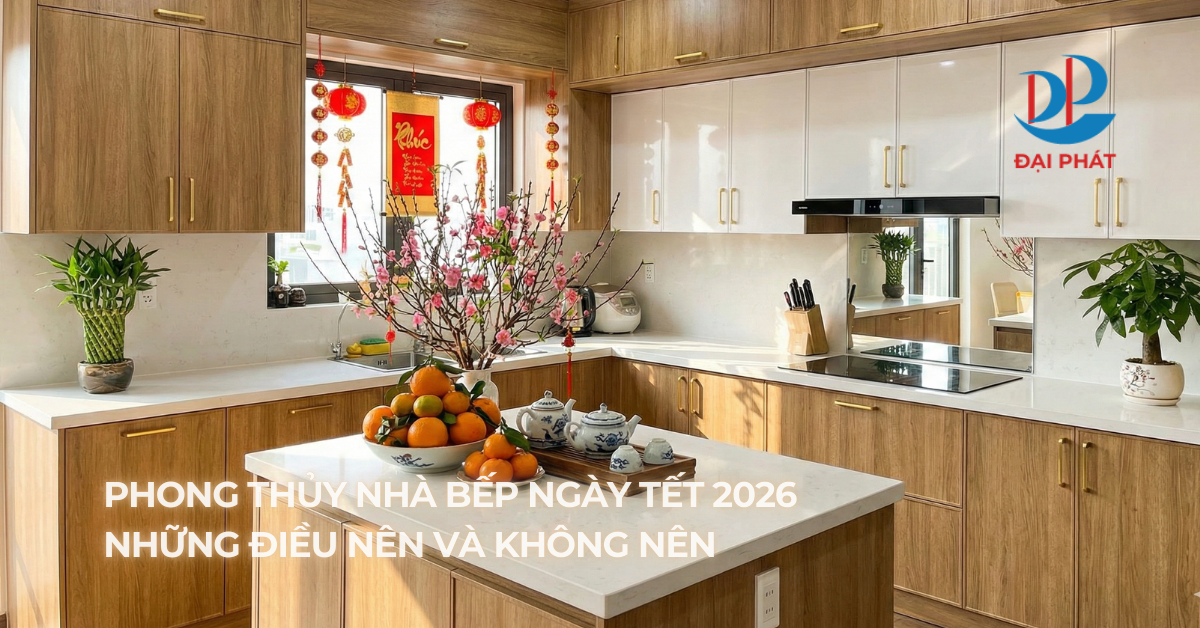 phong thủy nhà bếp nội thất nhựa