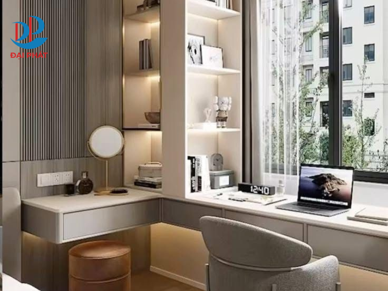 KỆ SÁCH PHÒNG NGỦ – GIẢI PHÁP LƯU TRỮ THÔNG MINH 2025