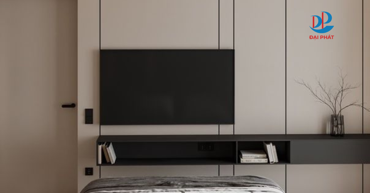 TỦ KỆ TIVI PHÒNG NGỦ – GỢI Ý KHÔNG GIAN TIỆN NGHI VÀ THANH LỊCH 2025