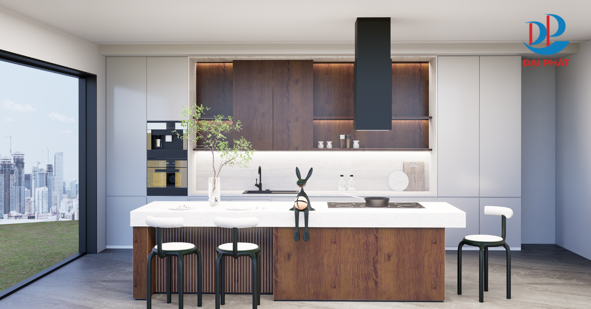 5+ Mẫu Tủ Bếp Nhựa Chữ I Hiện Đại 2025