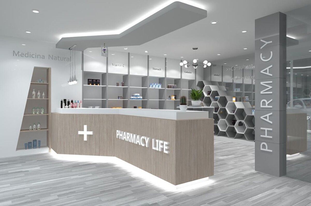 quầy kệ nhựa nội thất