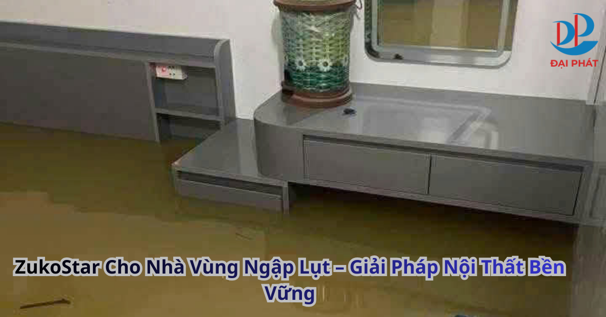 ZukoStar Cho Nhà Vùng Ngập Lụt – Giải Pháp Nội Thất Bền Vững 2025
