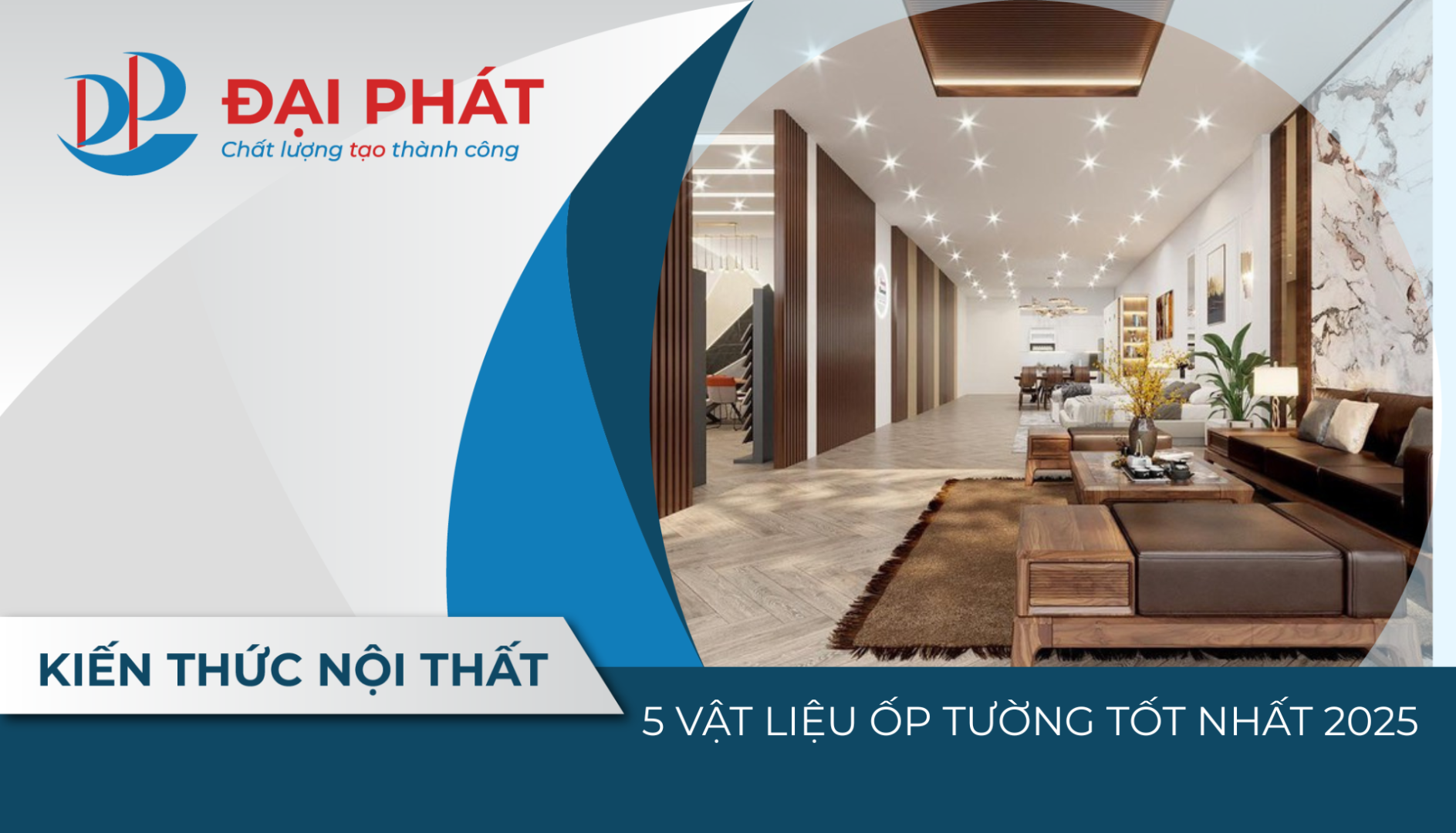 5 VẬT LIỆU ỐP TƯỜNG TỐT NHẤT 2025
