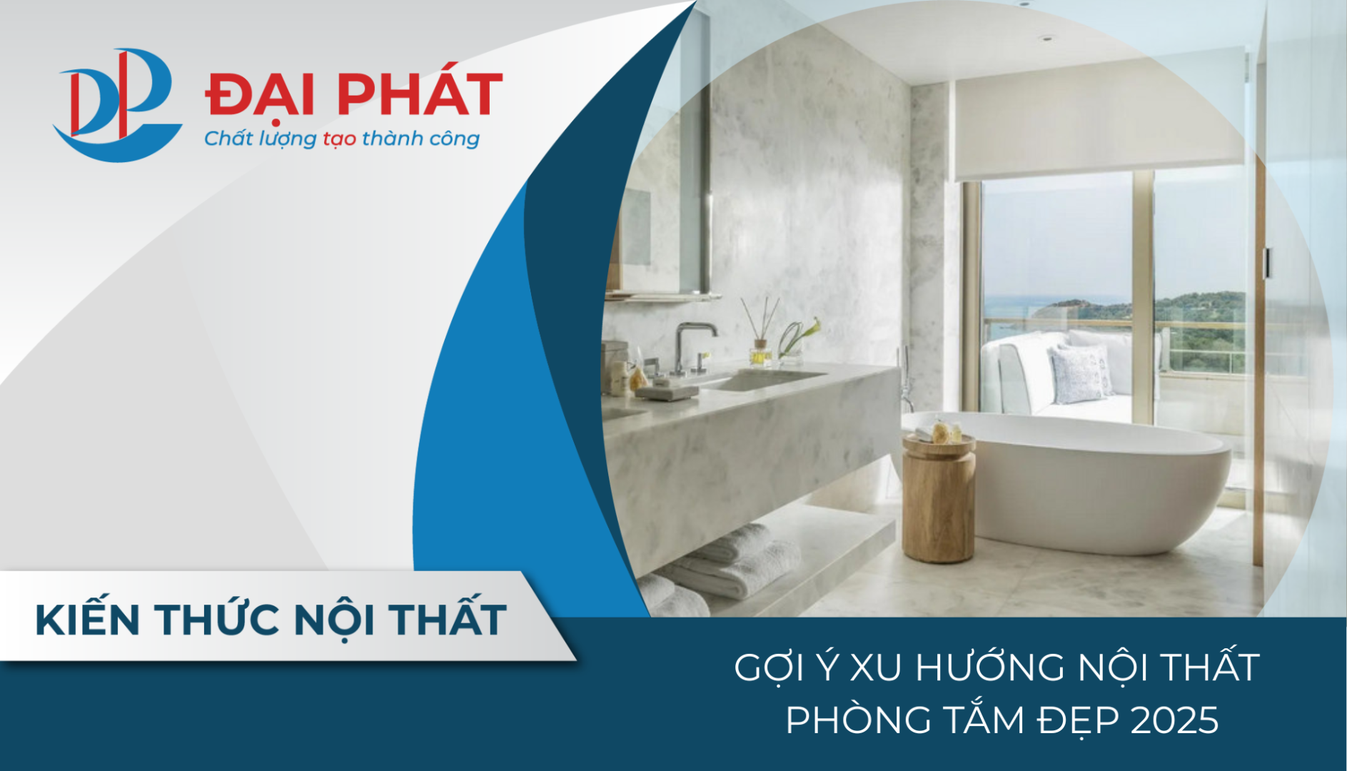 GỢI Ý XU HƯỚNG NỘI THẤT PHÒNG TẮM ĐẸP 2025