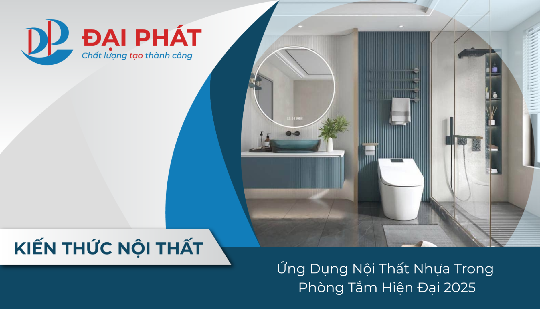 Ứng Dụng Nội Thất Nhựa Trong Phòng Tắm Hiện Đại 2025