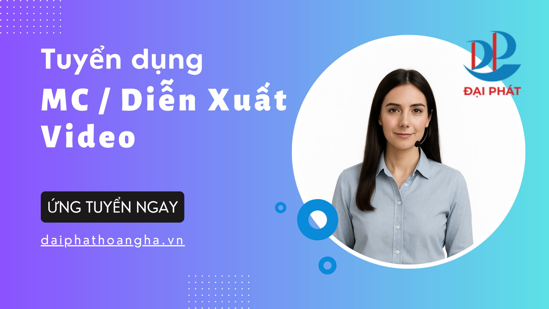 Tuyển Dụng MC / Diễn Xuất Video | Làm Việc Tại Hà Nội