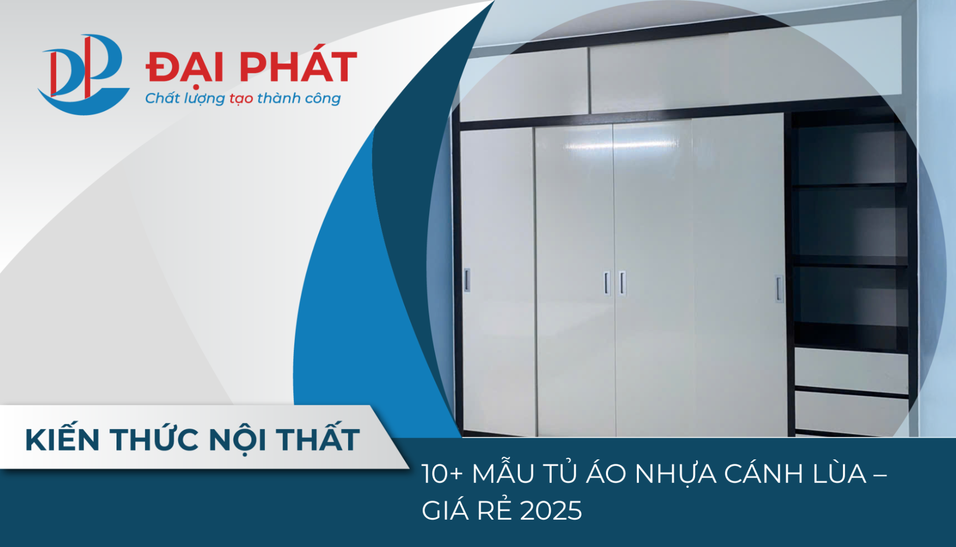 10+ MẪU TỦ NHỰA CÁNH LÙA – GIÁ RẺ 2025