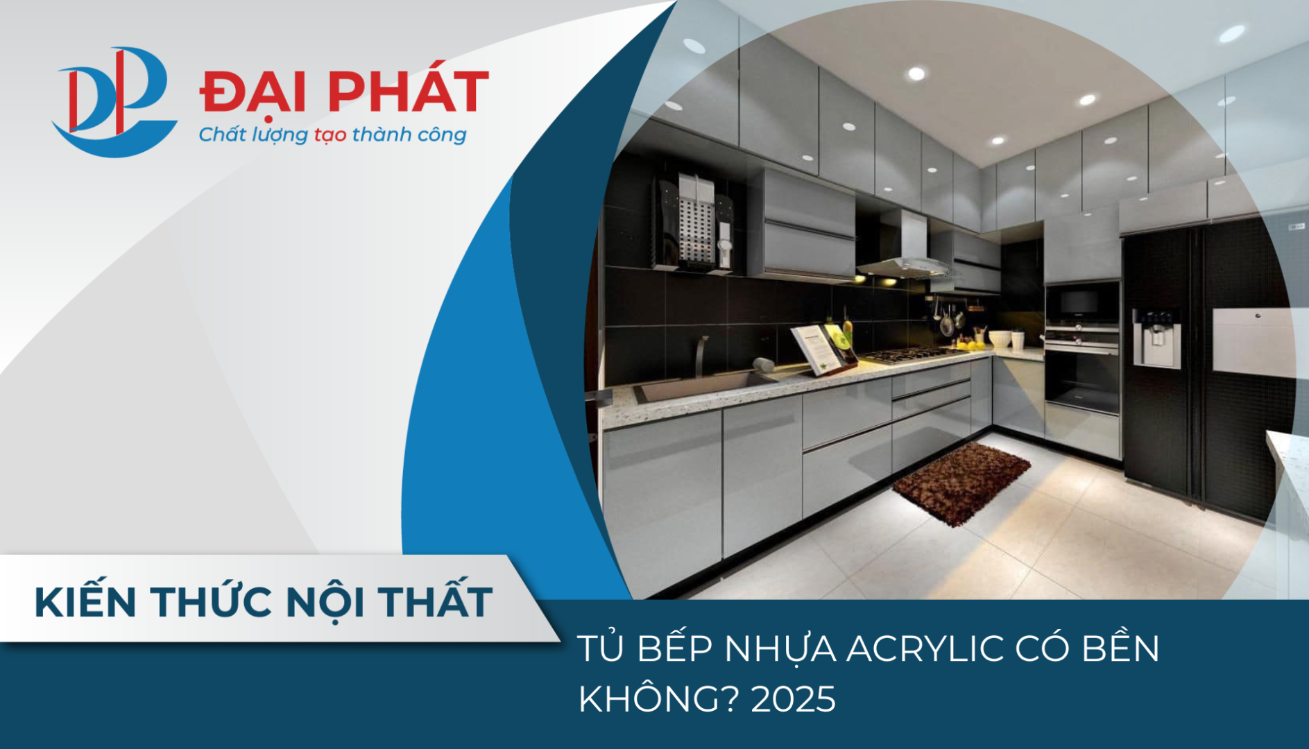 TỦ BẾP NHỰA ACRYLIC CÓ BỀN KHÔNG? 2025