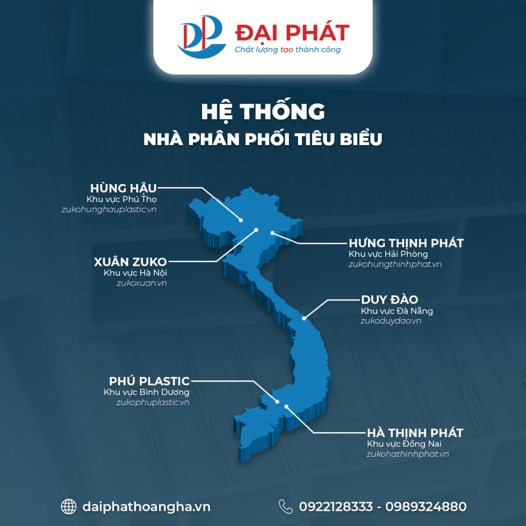 Hệ Thống Phân Phối Toàn Quốc Tấm Nhựa Nội Thất – Đại Phát Hoàng Hà 