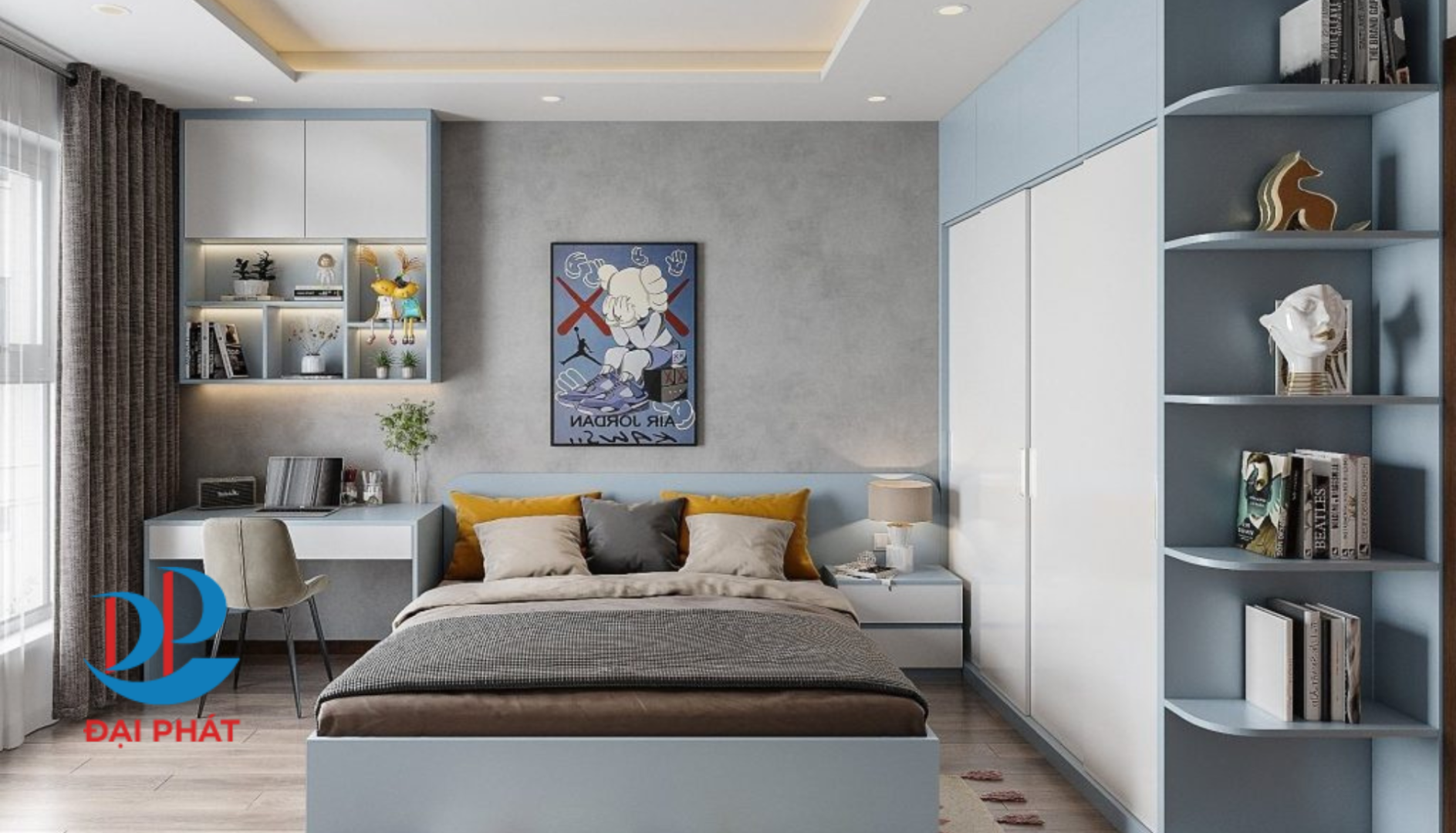 PHÒNG NGỦ KHÔNG QUÁ 20 TRIỆU CÙNG NỘI THẤT NHỰA CAO CẤP