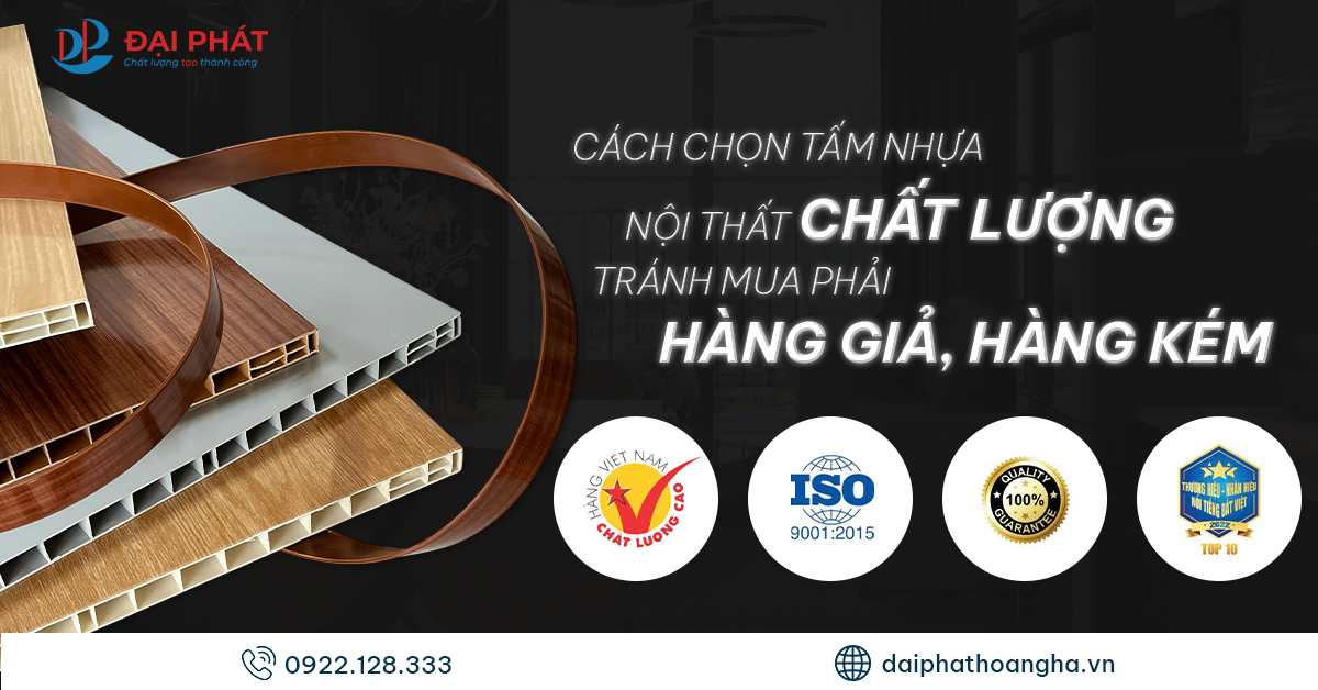 Cách Chọn Tấm Nhựa Nội Thất Chất Lượng 2025
