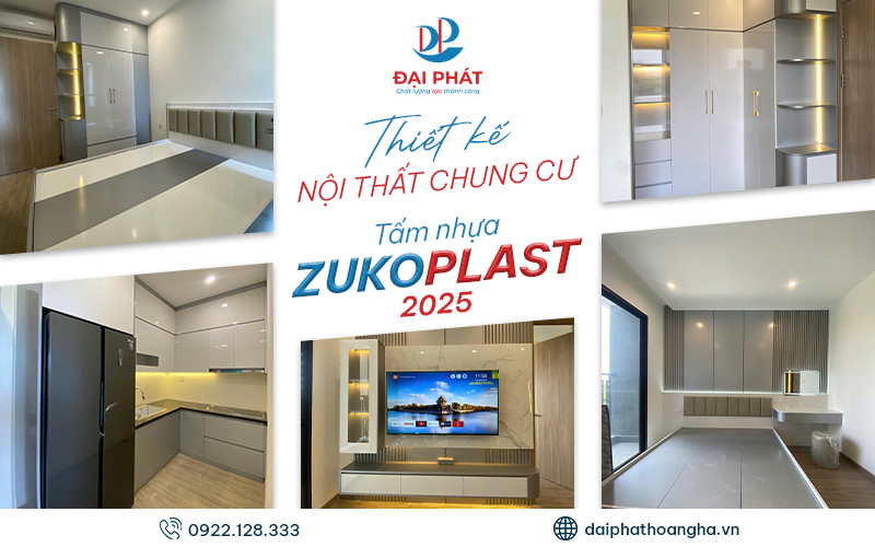 Khám Phá Thiết Kế Nội Thất Chung Cư Từ Tấm Nhựa ZukoPlast 2025