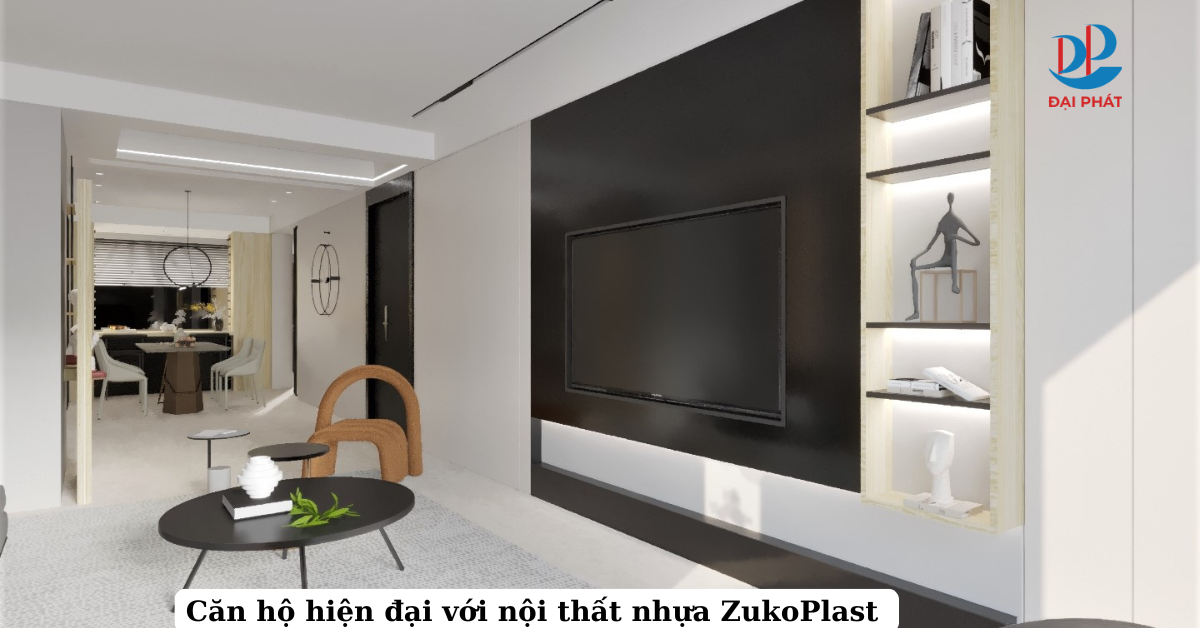 Thiết kế căn hộ hiện đại – sang trọng với nhựa nội thất Zukoplast 05-06
