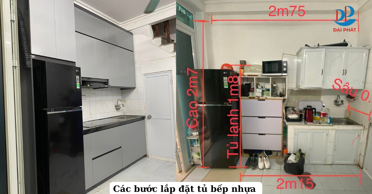 Các Bước Lắp Đặt Tủ Bếp Nhựa Cao Cấp 2025