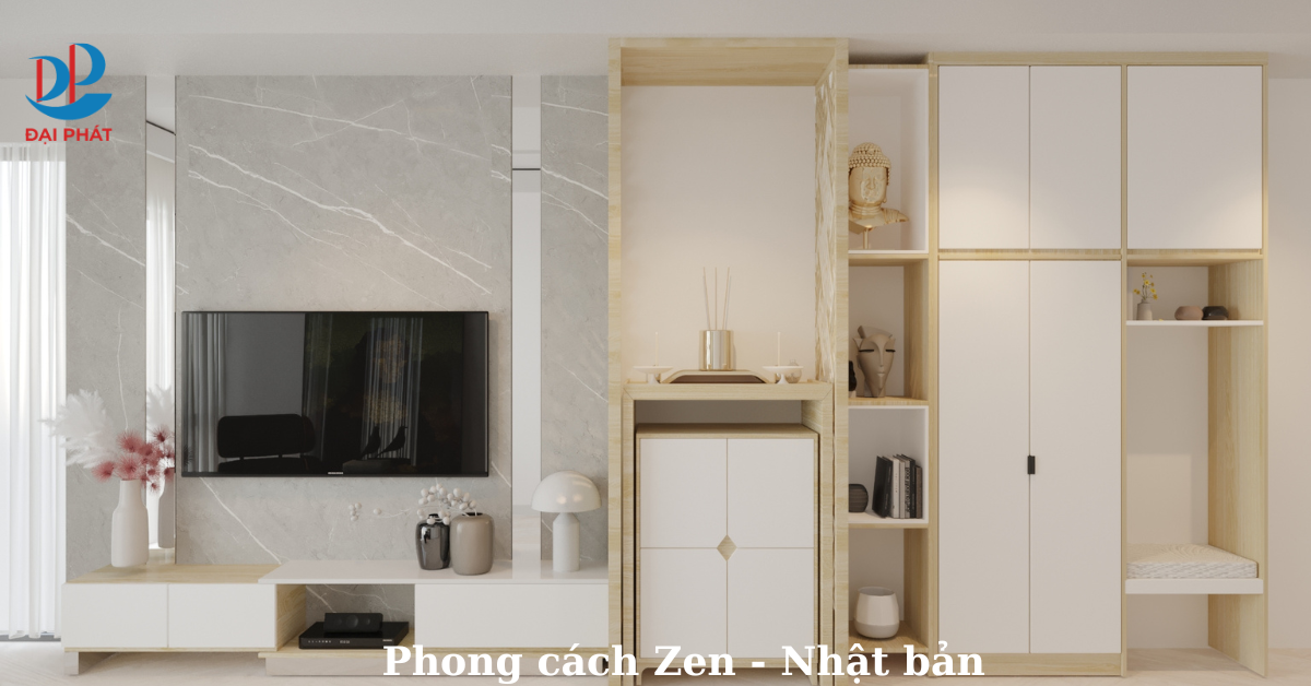 Nội Thất Phòng Khách Phong Cách Zen – Nhật Bản Tối Giản – Xu Hướng