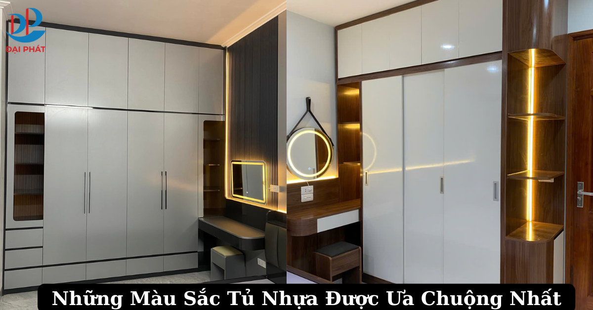 5 Màu Sắc Tủ Nhựa Được Ưa Chuộng Nhất Hiện Nay