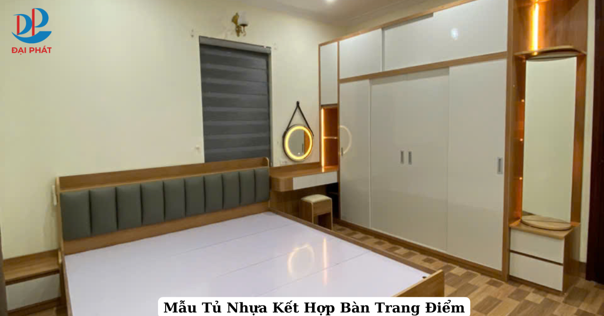 Tối Ưu Không Gian Với Mẫu Tủ Nhựa Kết Hợp Bàn Trang Điểm 2025