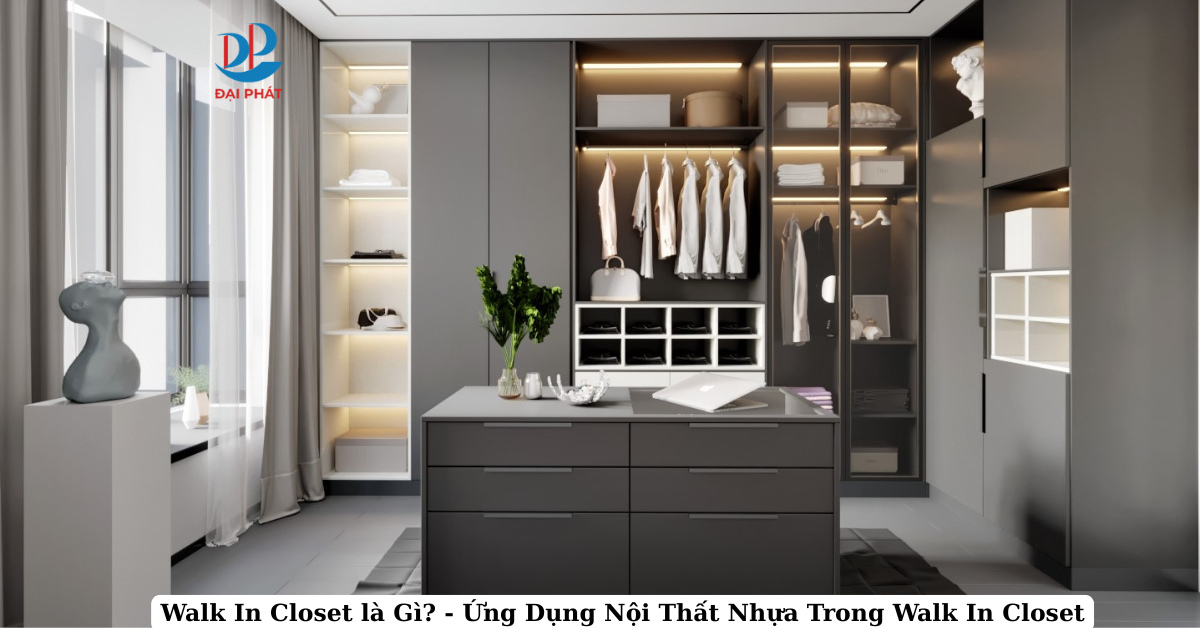 Walk In Closet là Gì? – Ứng Dụng Nội Thất Nhựa Trong Walk In Closet 2025