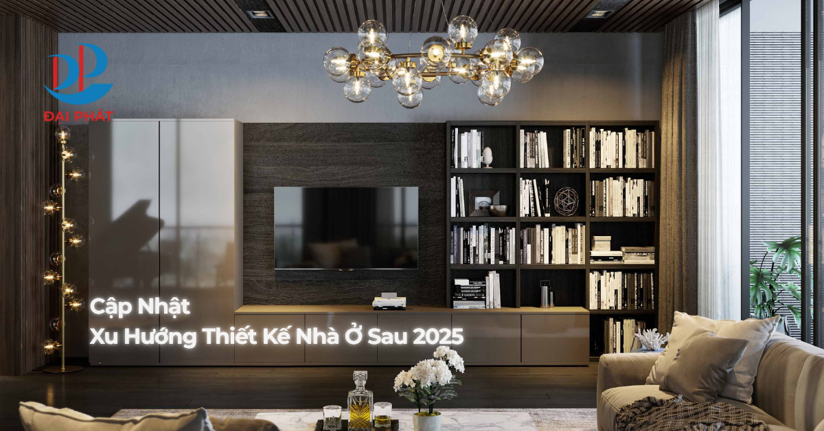 Cập Nhật Xu Hướng Thiết Kế Nhà Ở Sau 2025: Nhựa Cao Cấp Dẫn Đầu Vật Liệu Nội Thất