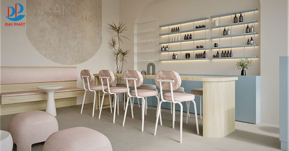 Thiết Kế Tiệm Nail Bằng Nội Thất Nhựa ZukoPlast 2025