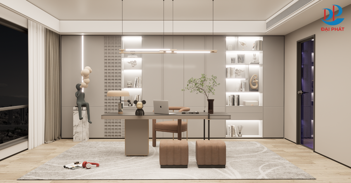 Nội Thất Nhựa Phòng Làm Việc Cao Cấp – Tối Giản, Hiện Đại 2025