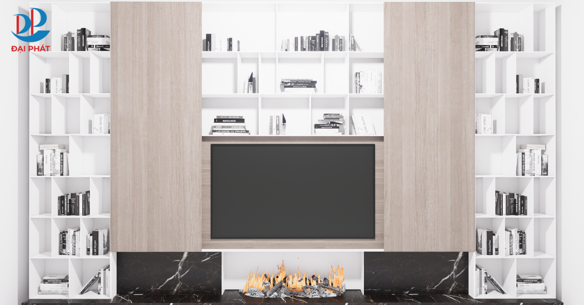 Thiết kế Kệ Sách Hiện Đại – Giải Pháp Lưu Trữ & Trang Trí 2025