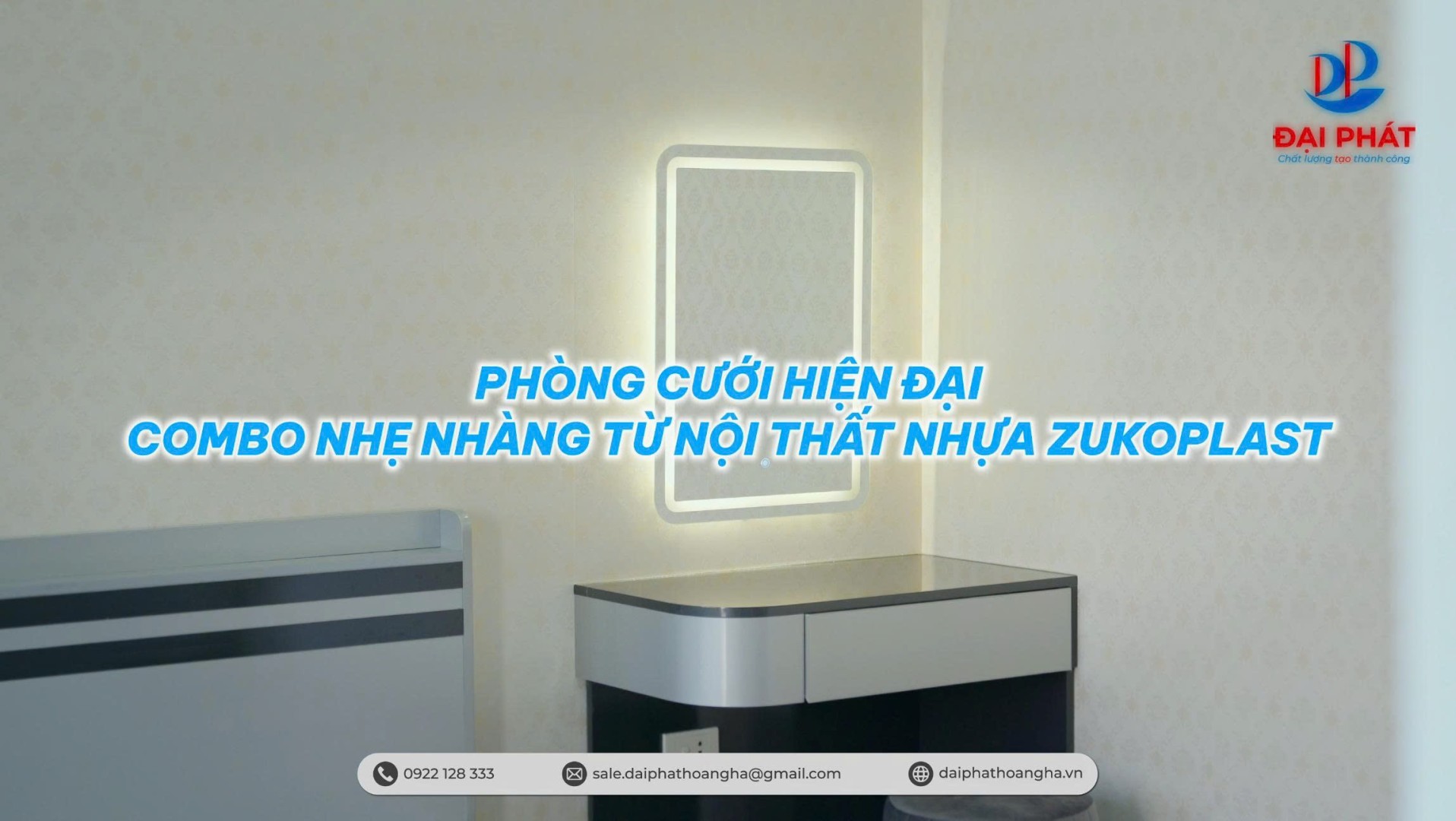 Phòng Cưới Hiện Đại – Combo Nhẹ Nhàng Từ Nội Thất Nhựa Zukoplast 2025