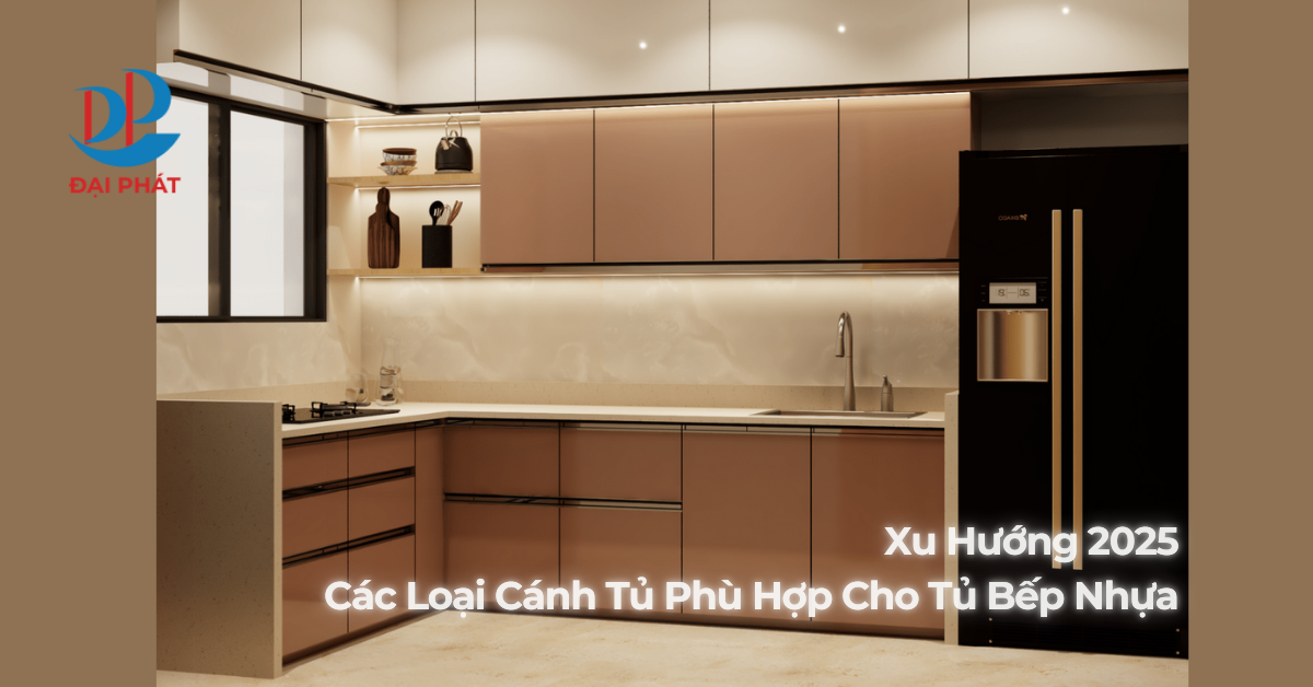 Các Loại Cánh Tủ Phù Hợp Cho Tủ Bếp Nhựa – Xu Hướng 2025