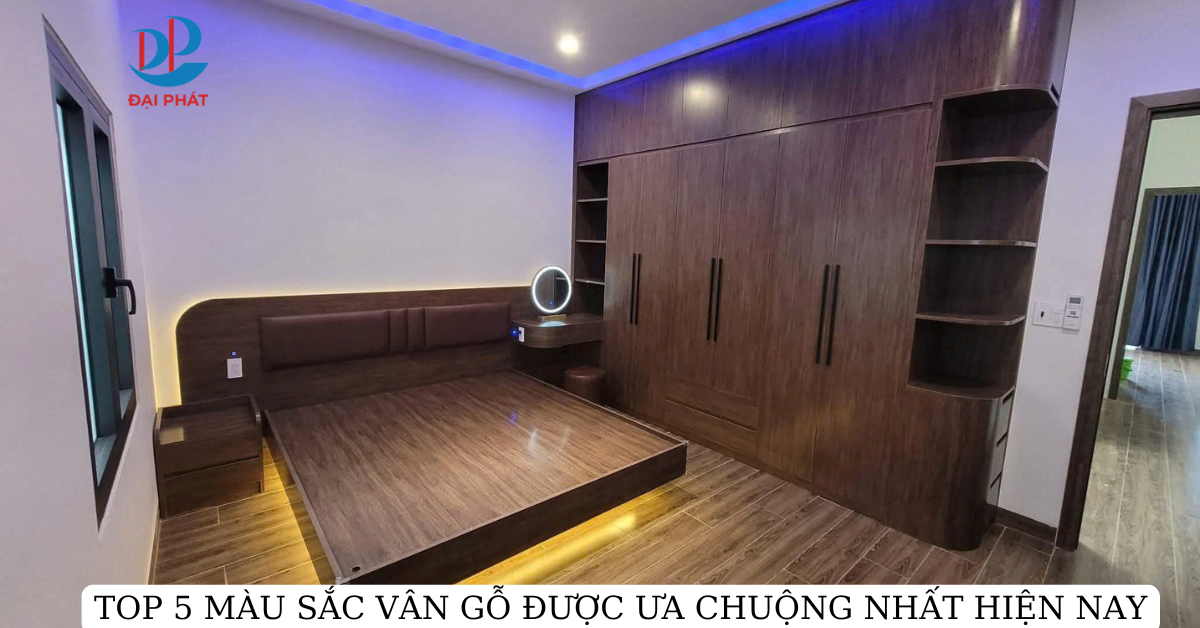 TOP 5 MÀU SẮC VÂN GỖ ĐƯỢC ƯA CHUỘNG NHẤT HIỆN NAY | XU HƯỚNG MÀU NỘI THẤT 2025