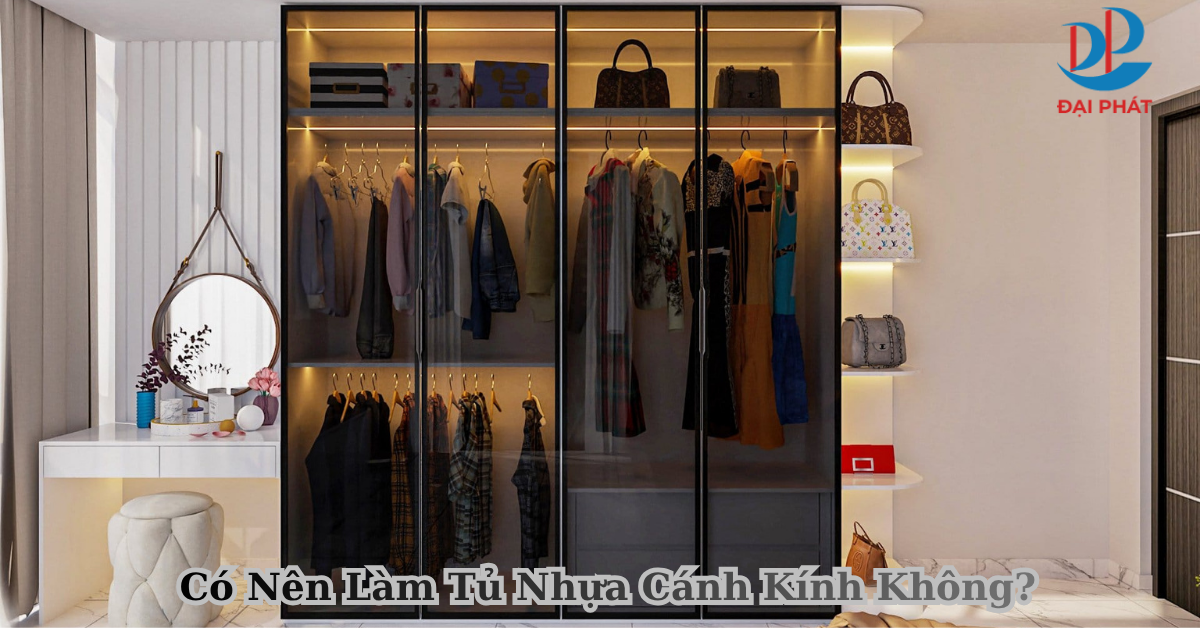Có Nên Làm Tủ Nhựa Cánh Kính Không? Ưu – Nhược Điểm Tủ Nhựa Cánh Kính 2025