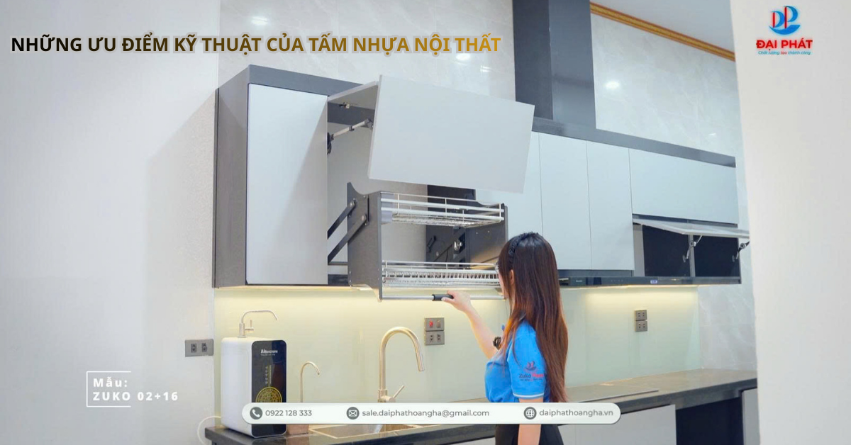 NHỮNG ƯU ĐIỂM KỸ THUẬT CỦA TẤM NHỰA NỘI THẤT 2025