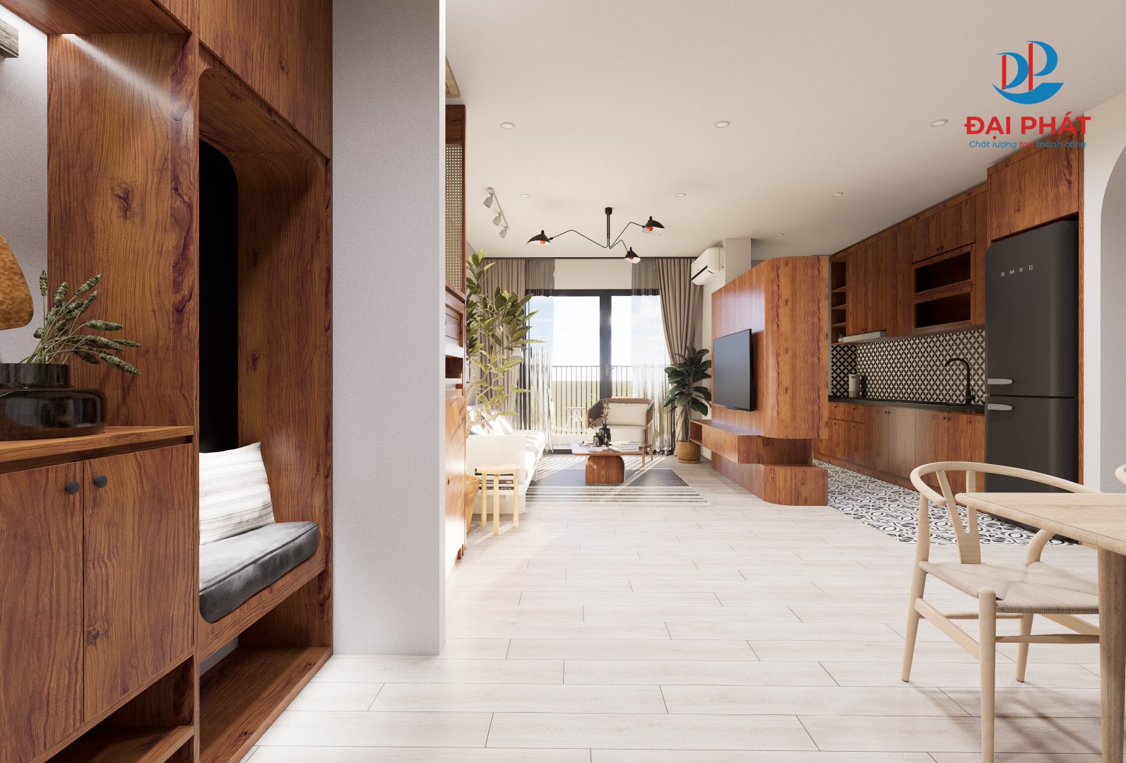 GỢI Ý MẪU THIẾT KẾ CĂN HỘ HIỆN ĐẠI BẰNG NỘI THẤT NHỰA ZUKOPLAST 19