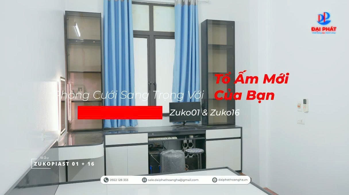 TỔ ẤM MỚI CỦA BẠN – PHÒNG CƯỚI SANG TRỌNG VỚI ZUKO01 & ZUKO16