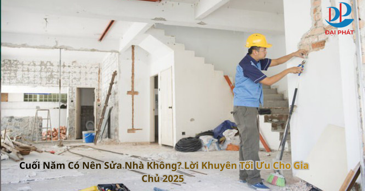 Cuối Năm Có Nên Sửa Nhà Không? Lời Khuyên Tối Ưu Cho Gia Chủ 2025 