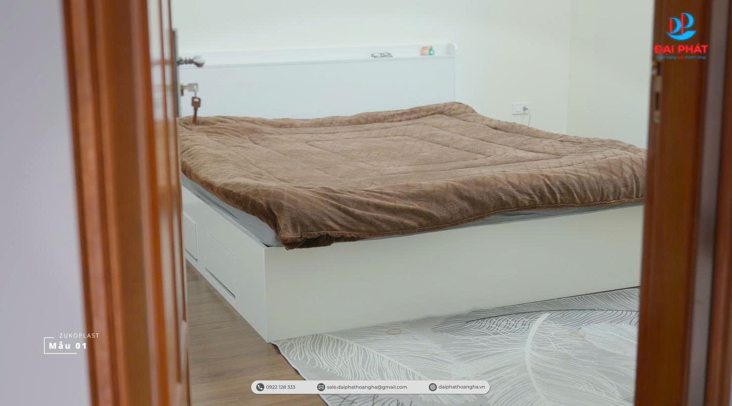 KHÁM PHÁ COMBO PHÒNG NGỦ FULL TRẮNG TINH TẾ TỪ TẤM NHỰA ZUKOPLAST 2025